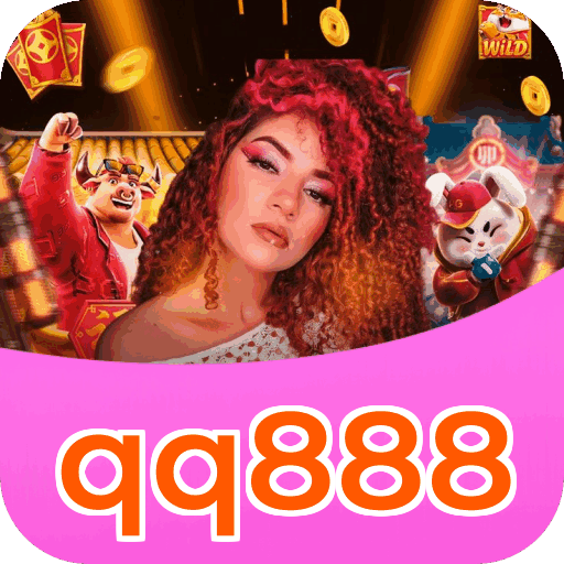Interface do aplicativo qq888 mostrando jogos disponíveis no iOS e Android